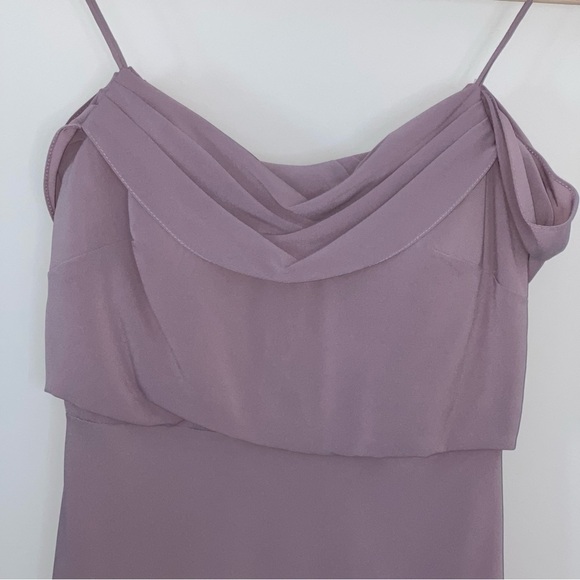 Jenny Yoo Collection Sabine Gown Size 2, Fig , Fully Lined Zipper Closure - Picture 6 of 8